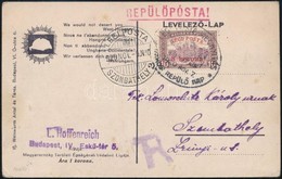 1920 Elsőnapi Légi Képeslap / First Day Airmail Card - Autres & Non Classés