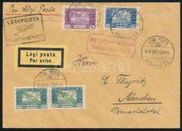 1926 Nyomtatvány Münchenbe 'LÉGIPOSTA BUDAPEST-MÜNCHEN' Légi Irányító Bélyegzéssel / Airmail Printed Matter To Germany W - Sonstige & Ohne Zuordnung