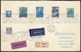 1939 Expressz Ajánlott Légi Levél 6 Színű Bérmentesítéssel és Alkalmi Bélyegzéssel Eisenstadt-ba Küldve - Andere & Zonder Classificatie