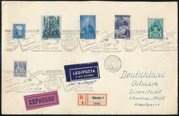 1939 Expressz Ajánlott Légi Levél 6 Színű Bérmentesítéssel és Alkalmi Bélyegzéssel Eisenstadt-ba Küldve - Other & Unclassified