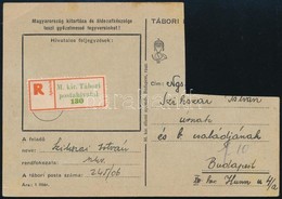 1943 Felhasznált Csomagküldő Tábori Posta Levelezőlap - Andere & Zonder Classificatie