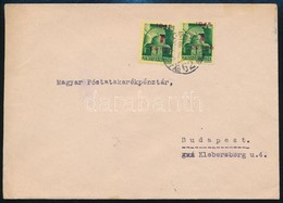 1945 (2. Díjszabás) Helyi Levél Kisegítő 2 X 1P/1P Bérmentesítéssel - Other & Unclassified