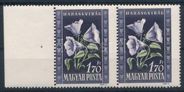 ** 1950 Virág 1,70Ft, Elfogazott ívszéli Pár / Mi 1116 Margin Pair With Shifted Perforation - Autres & Non Classés