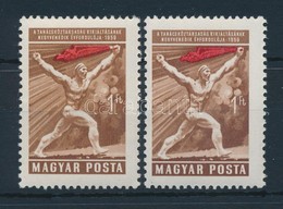 ** 1959 Magyar Tanácsköztársaság 1 Ft, Balra Tolódott Zászló - Andere & Zonder Classificatie