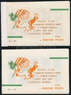 ** 1963 Újév 20f és 40f Bélyegfüzet - Otros & Sin Clasificación