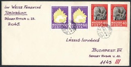 1969 Földtani Intézet Vágott  60f Pár Fekete Színnyomat Nélkül (80.000+++) Díjkiegészítéssel  Levélen (1980) / Mi 2521 I - Other & Unclassified