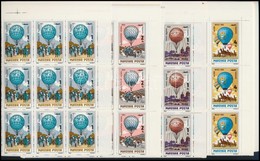 ** 1983 200 éves A Ballonrepülés 15 Db Sor ívdarabokban   (4.500) - Autres & Non Classés