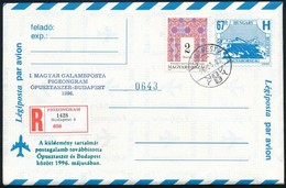 1996 Galambposta Címzetlen Ajánlott Boríték - Other & Unclassified