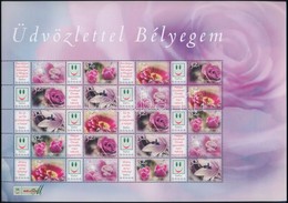 ** 2006 Üdvözlettel Bélyegem, Virágok Promóciós Teljes ív - Andere & Zonder Classificatie