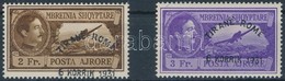 ** 1931 Az Első Repülőút Tirana és Róma Között Felülnyomott Sor Záróértékei / 2 Values Mi 240-241 - Sonstige & Ohne Zuordnung