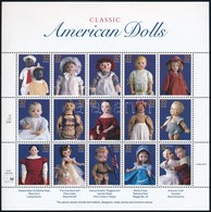 ** 1997 Játékbabák Kisív,
Dolls Minisheet
Mi 2857-2871 - Autres & Non Classés