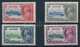 ** 1935 V. György Trónra Lépésének Jubileuma Sor / 25th Jubilee Of King George V. Set Mi 32-35 - Sonstige & Ohne Zuordnung