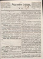 1855 Allgemeine Zeitung 'ZEITUNGS EXPED WIEN' - Autres & Non Classés