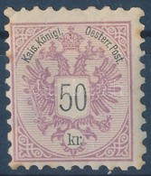 * 1883 Mi 49Aa Vízjeles Példány / With Watermark (pici Rozsdafolt / Light Stain) - Sonstige & Ohne Zuordnung