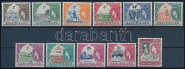 ** 1954 II. Erzsébet Brit Királynő Sor,
Elizabeth II Set
Mi 46-56 - Sonstige & Ohne Zuordnung