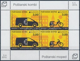 ** 2013 Europa CEPT Postai Járművek Blokk Mi 29 - Autres & Non Classés