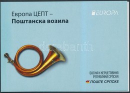 ** 2013 Europa CEPT, Postai Járművek Bélyegfüzet MH 16 (Mi 592 Do/Du - 593 Do/Du) - Autres & Non Classés