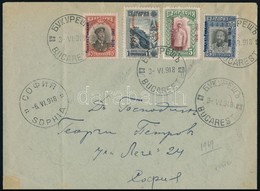 1918 Bolgár Megszállás Romániában, Levél Svájcba / Bulgarian Occupation In Romania, Cover To Switzerland - Altri & Non Classificati