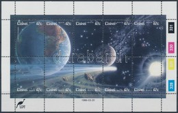 ** 1986 Halley üstökös Kisív Mi 87-96 - Sonstige & Ohne Zuordnung