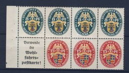 * 1928 Nothilfe Bélyegfüzetlap / Stampbooklet Sheet H-Blatt 64 (Mi 426-427) - Andere & Zonder Classificatie