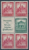 ** 1930 Nothilfe Füzetösszefüggés Hatostömb Mi S91+S99 - Otros & Sin Clasificación