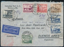 1938 Légi Levél Argentínába / Airmail Cover To Argentina - Andere & Zonder Classificatie