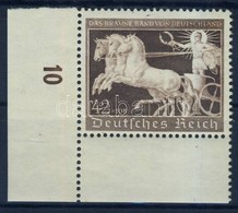 ** 1940 Das Braune Band Mi 747 ívsarki / Corner Piece - Other & Unclassified