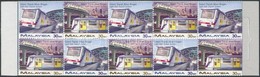 ** 1997 Light Rail Transit Systems Megnyitása Kuala Lumpur-ban Bélyegfüzet Mi 633-634 - Otros & Sin Clasificación