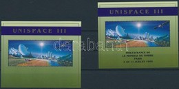 ** 1999 UNISPACE III űrkutatási Konferencia Blokk és Felülnyomott Változata Mi 11 + 11 I - Other & Unclassified