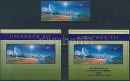 ** 1999 UNISPACE III űrkutatási Konferencia Pár Mi 373-374 + Blokkpár Mi 11, 11 I - Sonstige & Ohne Zuordnung