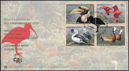 2003 WWF: Veszélyeztetett Fajok, Madarak Sor Négyestömb FDC,
WWF: Endangered Species, Birds Set Blocks Of 4
Mi 925-928 - Other & Unclassified