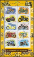 ** 2002 Motorkerékpárok Kisív Mi 3645-3654 - Andere & Zonder Classificatie