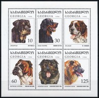 ** 1997 Kutyák Kisív,
Dogs Minisheet
Mi 234-239 - Sonstige & Ohne Zuordnung