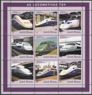 ** 2001 TGV Mozdonyok Kisív Mi 1854-1862 - Sonstige & Ohne Zuordnung