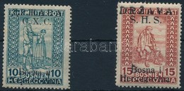 * 1918 Forgalmi Sor 2 értéke Mi 19 I + 20 II - Altri & Non Classificati