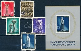 ** 1961 Tito Sor Mi 952-956 + Blokk 6 - Andere & Zonder Classificatie