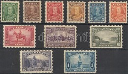 * 1935 Forgalmi Bélyeg Sor / Definitive Stamp Set Mi 184-194 - Andere & Zonder Classificatie