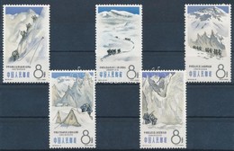 ** 1965 Hegymászók Sor,
Climbers Set
Mi 868-872 - Altri & Non Classificati