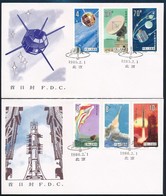 1986 Űrkutatás 2 Db FDC Mi 2046-2051 - Andere & Zonder Classificatie