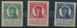 * 1927 Forgalmi Sor,
Definitive Set
Mi 249 - 251 - Sonstige & Ohne Zuordnung