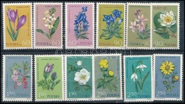 ** 1962 Virágok Sor,
Flowers Set
Mi 1325 - 1336 - Autres & Non Classés