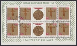 O 1964 Tokiói Olimpia érmesei Kisívsor Mi 1623-1630 - Sonstige & Ohne Zuordnung