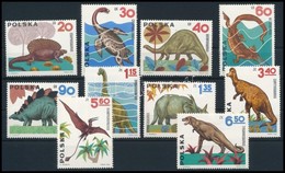 ** 1965 Ősállatok (I) Sor,
Prehistoric Animals (I) Set
Mi 1570 - 1579 - Andere & Zonder Classificatie