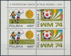 ** 1974 Labdarúgás Blokk,
Football Block
Mi 59 - Andere & Zonder Classificatie