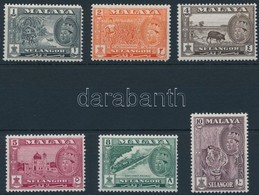 ** 1949 Sarawak (záróérték Hiányzik),
Sarawak (without Closing Value)
Mi 90-95 - Sonstige & Ohne Zuordnung