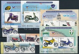 ** 2003 Motorkerékpár Sor Mi 1202-1206 + Blokksor Mi 78-81 - Altri & Non Classificati