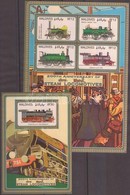 ** 2004 200 éves A Gőzmozdony Kisív Mi 4338-4341 + Blokk Mi 569 - Sonstige & Ohne Zuordnung