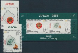 ** 2007 Europa CEPT ívszéli Sor,
Europa CEPT Margin Set
Mi 137-138 + Blokk Mi 6 - Andere & Zonder Classificatie