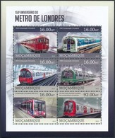 ** 2013 Londoni Metrók Kisív Mi 6504-6509 - Sonstige & Ohne Zuordnung