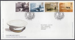 2001 100 éves A Tengeralattjáró-hadosztály Sor Mi 1928-1931 FDC-n - Other & Unclassified